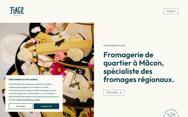 Screenshot of fromagerie-flace.fr