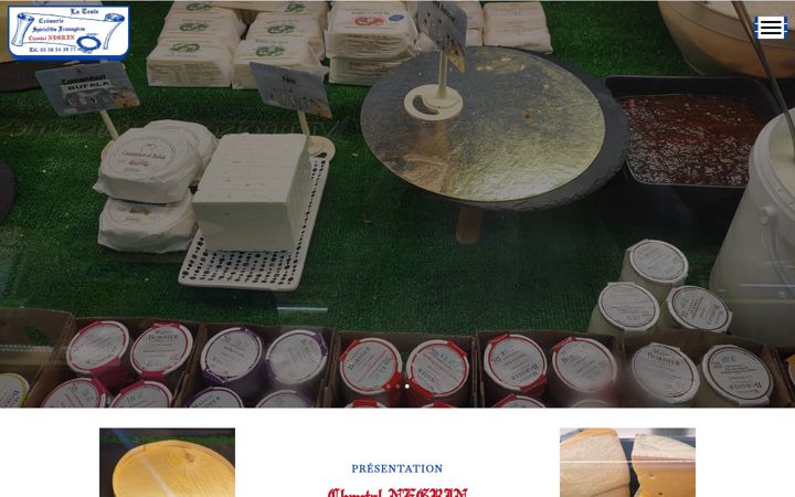 Screenshot of fromagerie-negrin-latestedebuch.fr