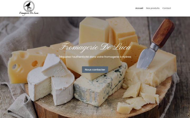 Screenshot of fromageriedeluca.fr