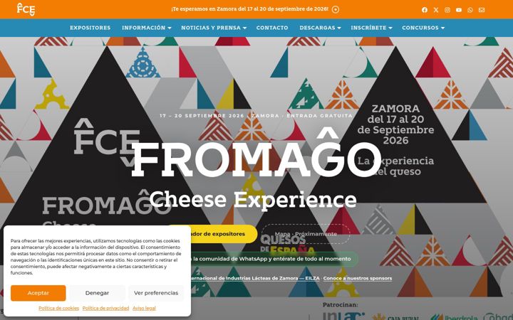Captură de ecran a fromago.info