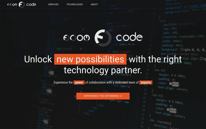 Screenshot of fromcode.com