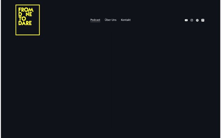 Screenshot of fromdonetodare.de