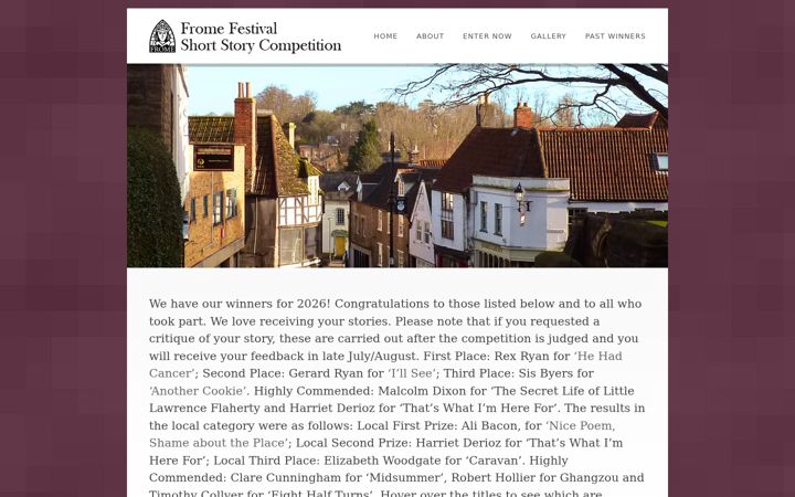 Screenshot of fromeshortstorycompetition.co.uk
