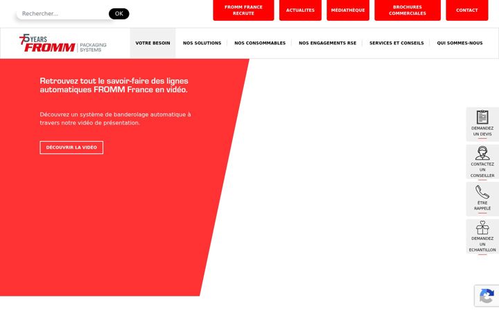 Screenshot of fromm-pack.fr