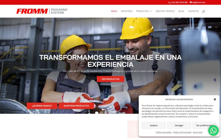 Screenshot of fromm.es