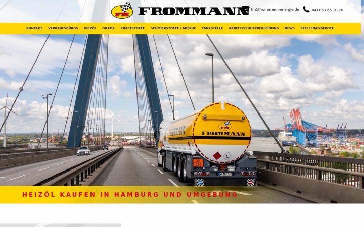 Ekrano kopija frommann-oel.de