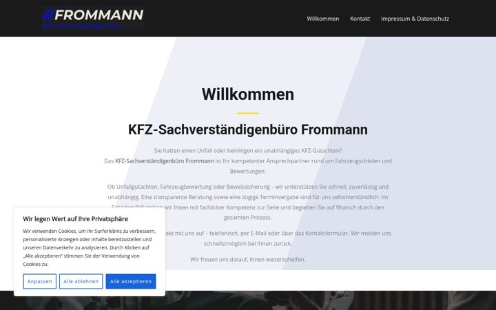 Screenshot von frommann-sv.de