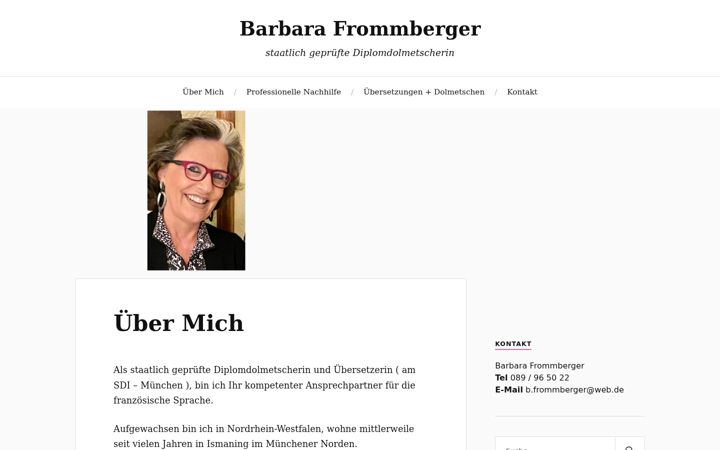 Screenshot of frommberger-nachhilfe.de