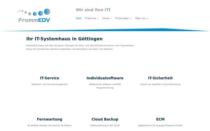 Screenshot of frommedv.de