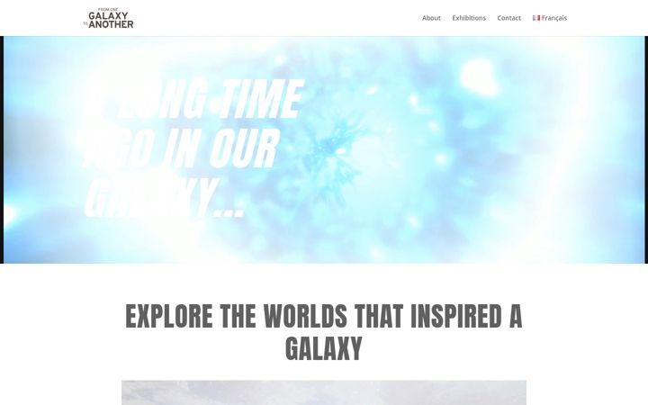 Screenshot of fromonegalaxytoanother.com
