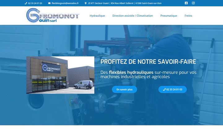 Screenshot of fromonot-gouin.com