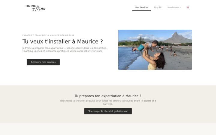 Screenshot of fromparistomoris.com