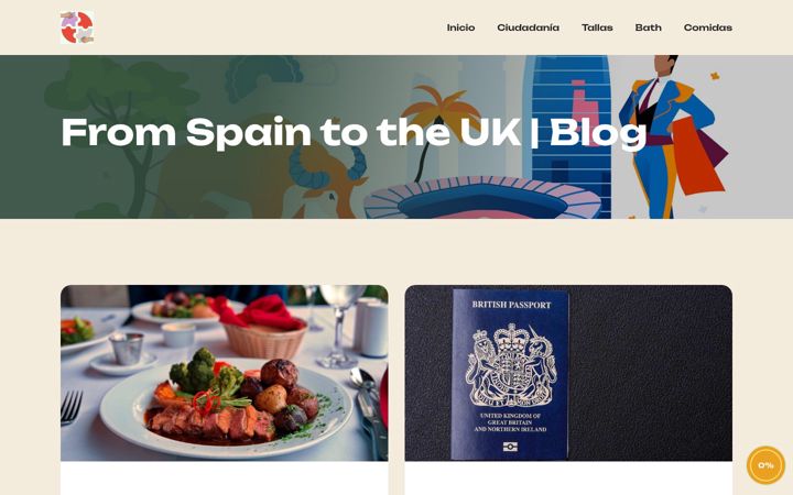 Screenshot of fromspaintouk.com