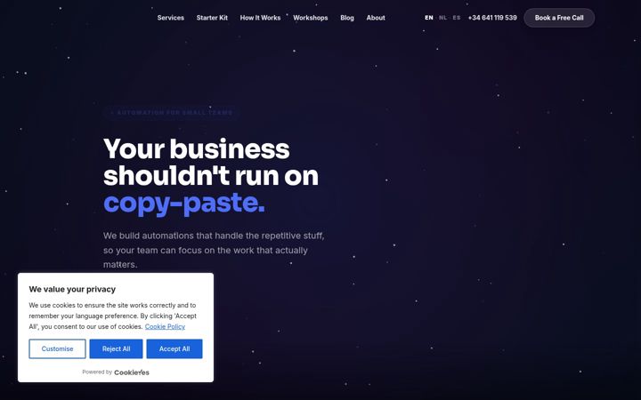 Screenshot of fromtheautomaton.com