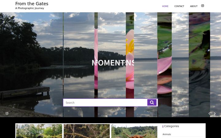 Screenshot of fromthegates.co.uk