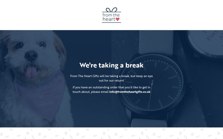 Screenshot of fromtheheartgifts.co.uk