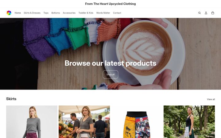 Screenshot of fromtheheartloveland.com