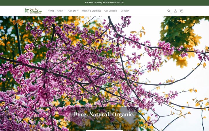 Screenshot of fromthemeadow.com