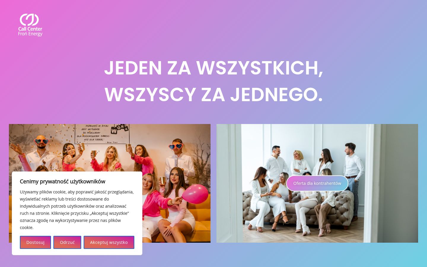 Snimka zaslona bannera za privolu prikazanog prije bilo kakve interakcije