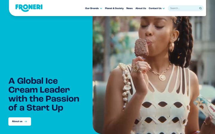 Screenshot of froneri.com
