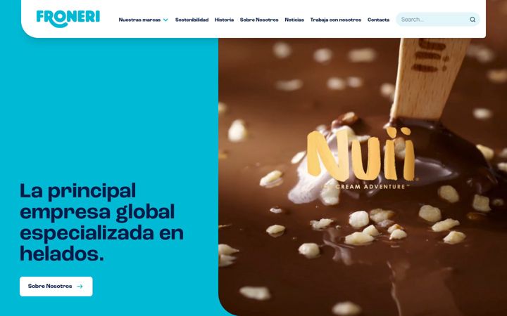 Screenshot of froneri.es