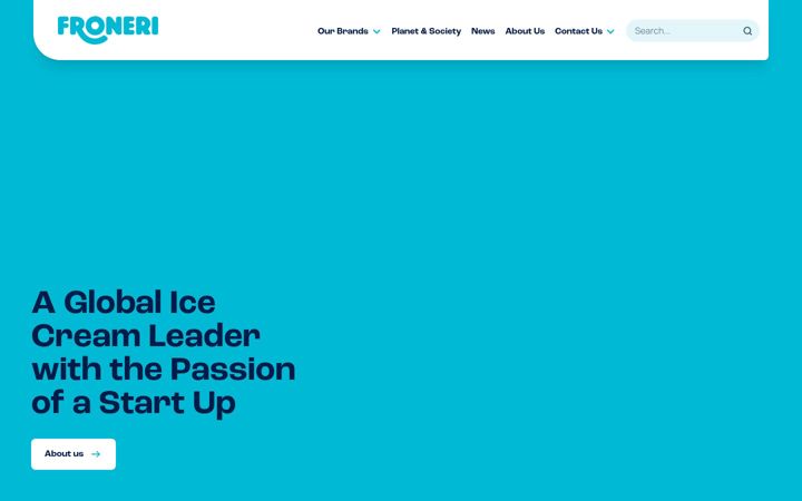 Screenshot of froneri.fr
