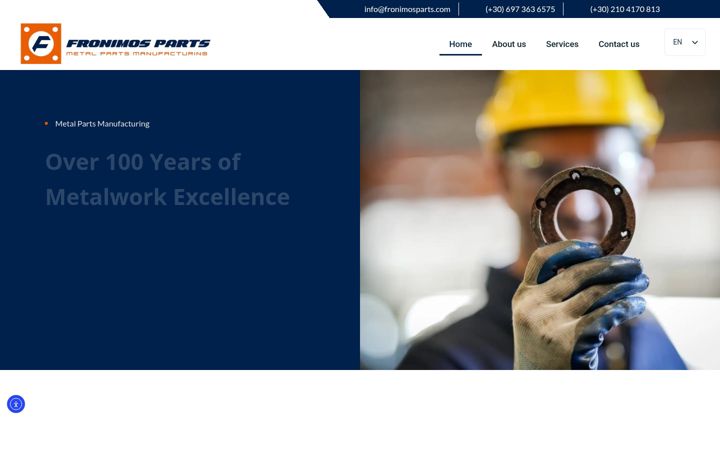Screenshot of fronimosparts.com