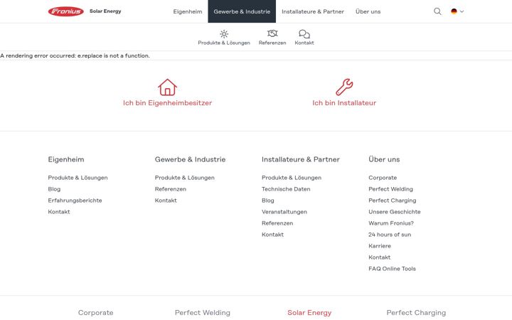 Screenshot of fronius-resge.de