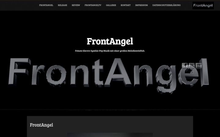 Screenshot of frontangel.de