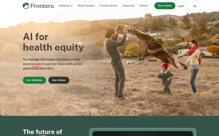 Screenshot of fronterahealth.com