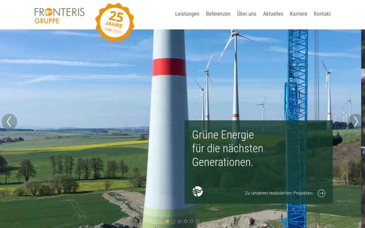 Screenshot von fronteris-energie.de