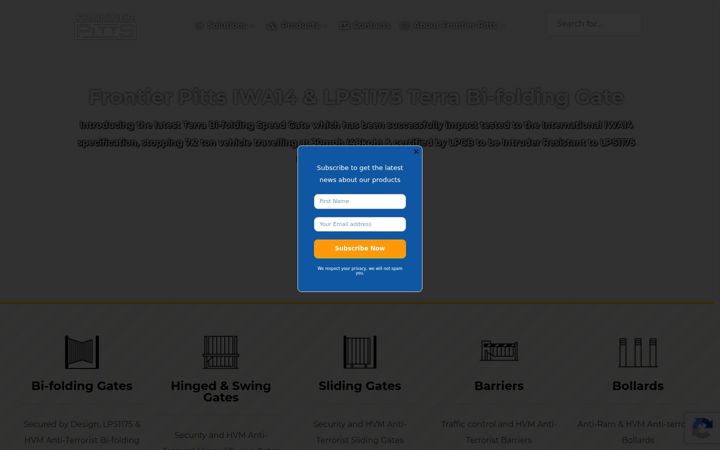 Screenshot of frontierpitts.com
