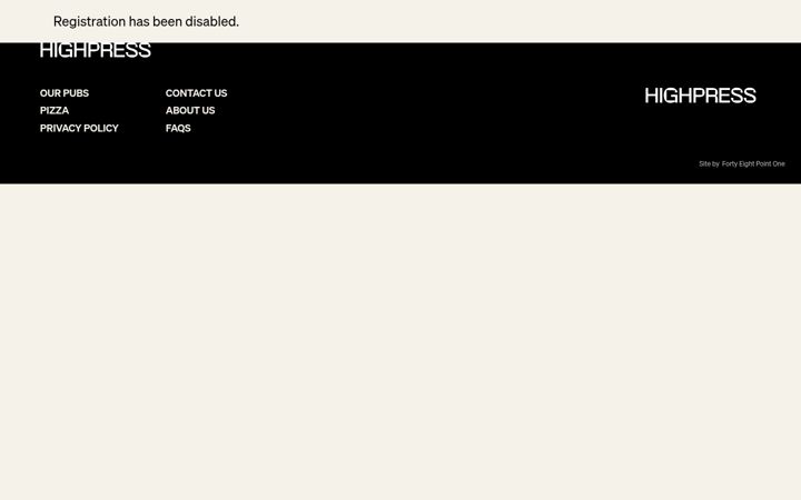 Screenshot of frontierpubs.co.uk