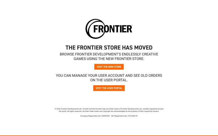 Screenshot of frontierstore.net