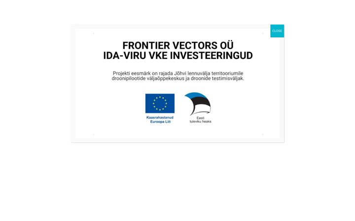 Screenshot of frontiervectors.eu