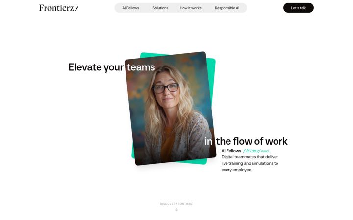 Screenshot of frontierz.com