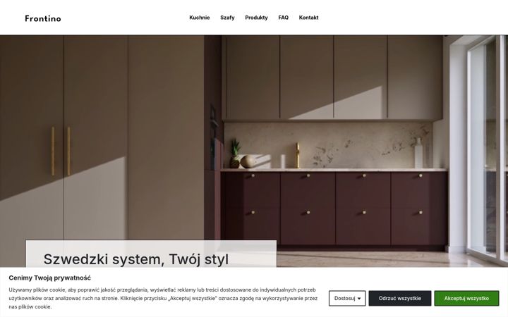 Screenshot of frontino.cc