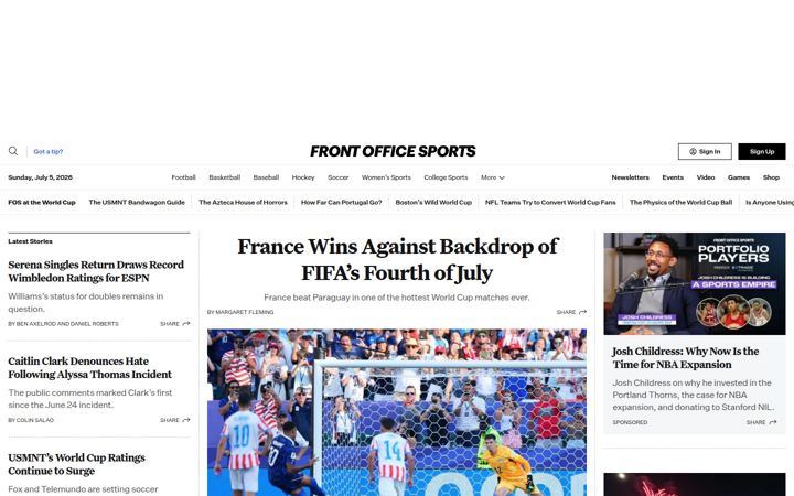 frontofficesports.com