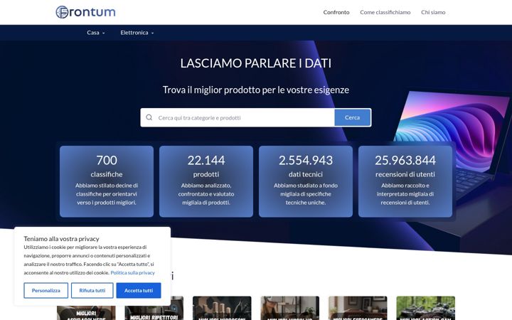 Screenshot of frontum.it