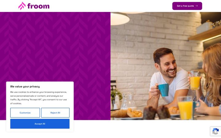 Screenshot of froommortgages.co.uk