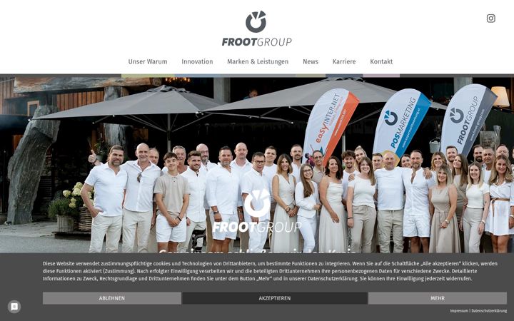 Screenshot of froot-group.com