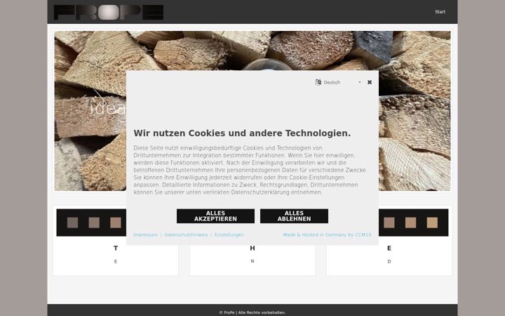 Screenshot of frope.de