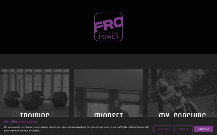 Screenshot of fropower.li