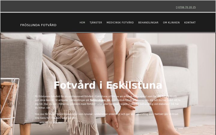 Screenshot of froslundafotvard.se