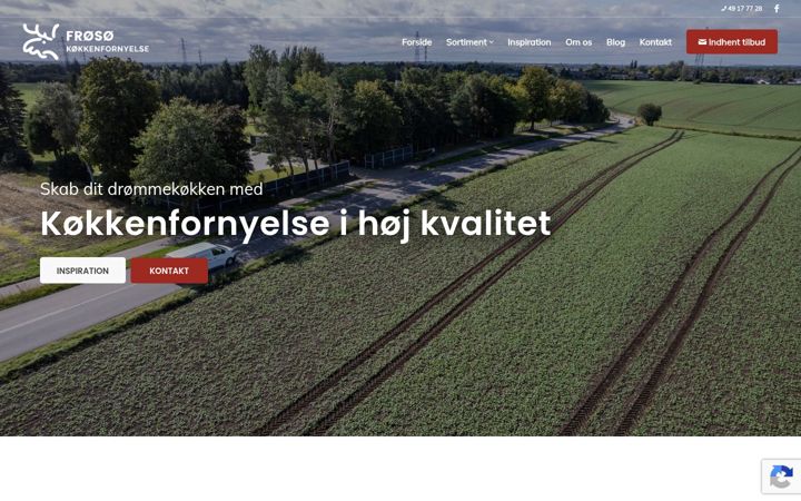 Screenshot of froso.dk