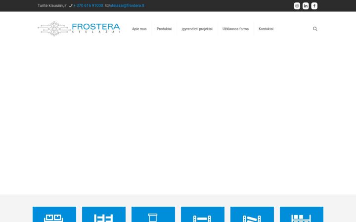 Screenshot of frosterastelazai.lt