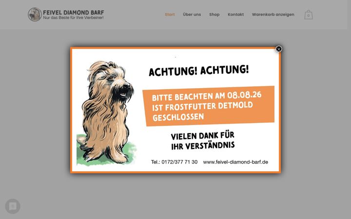 Screenshot von frostfutter-detmold.de