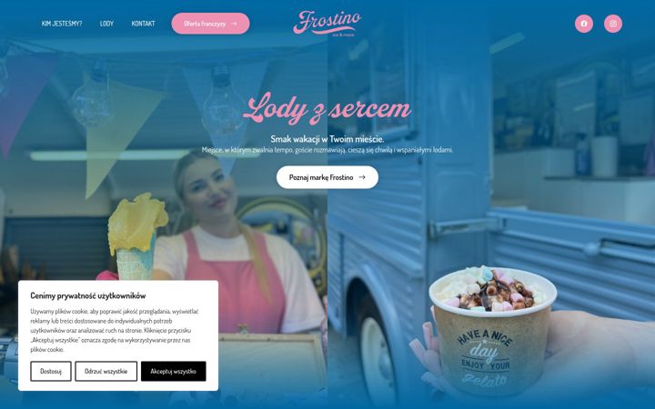 Screenshot of frostino.pl
