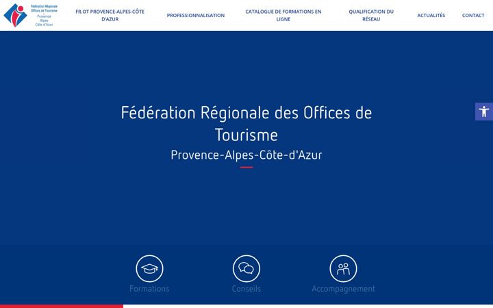 Screenshot of frotsi-paca.fr