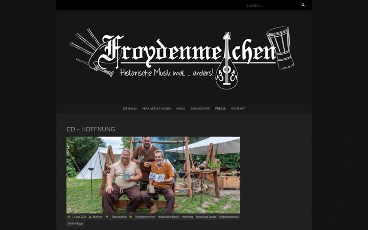 Screenshot di froydenmetchen.de